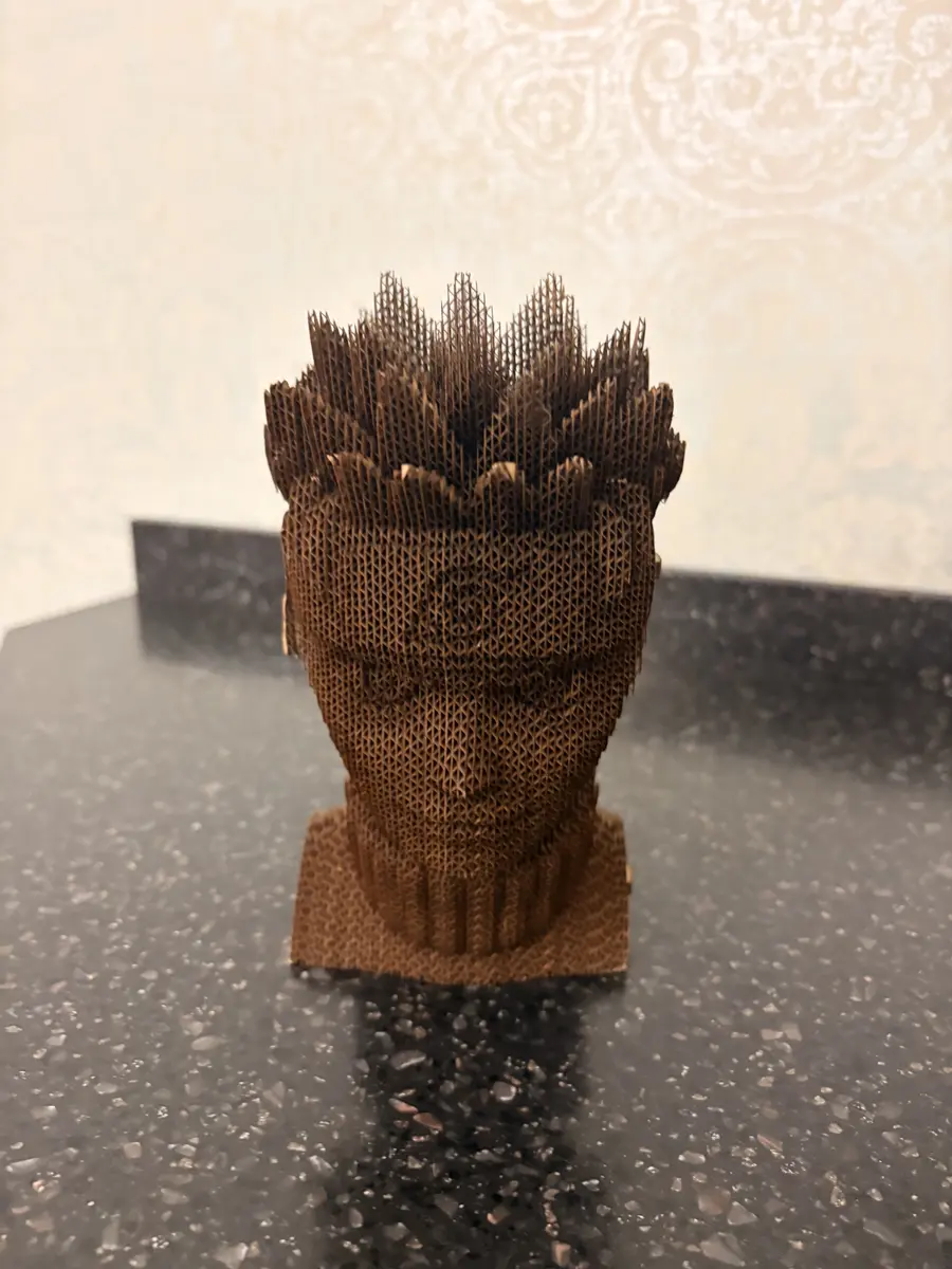 3 D фигурки из картона