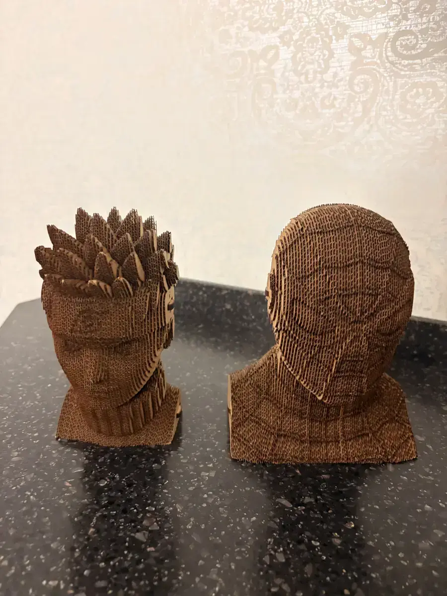 3 D фигурки из картона